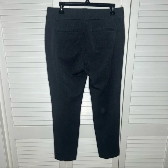 Loft Charcoal gray four pocket Women's Cropped Pants size 8 - Picture 2 of 16